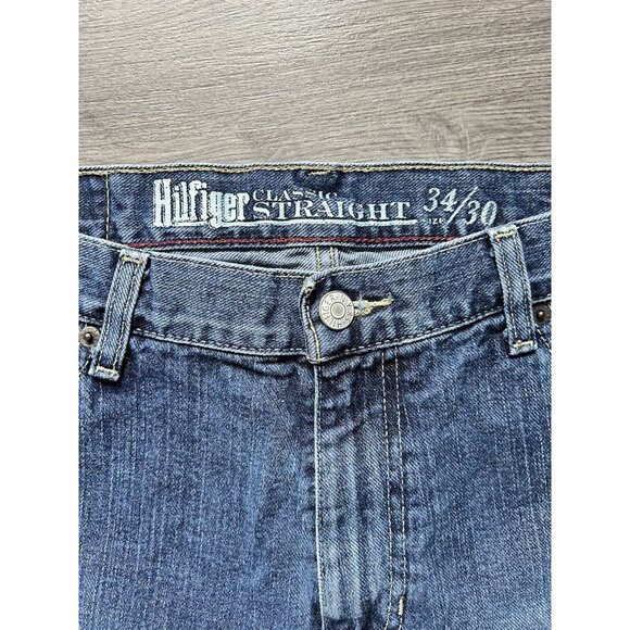 Hilfiger Brand Classic Straight Denim Jeans Men's Size 34W BY 30L - Picture 2 of 7